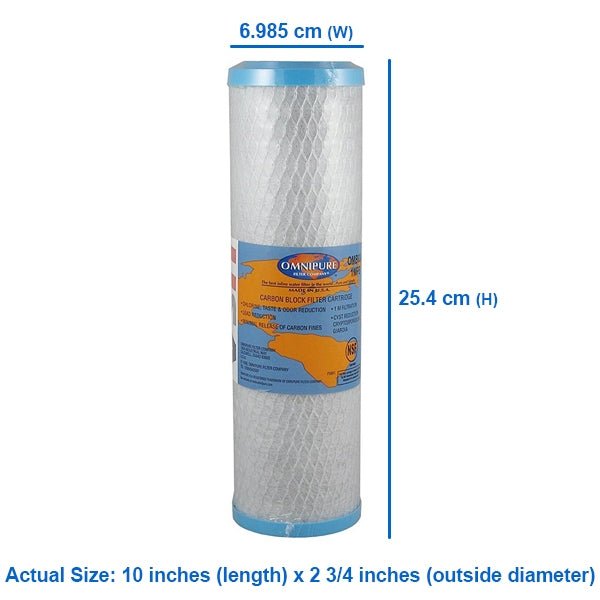 Aqua - Pure AP2200C Replacement Filter Set 1um AP110 AP187 10" - WATER FILTER DISTRIBUTORS