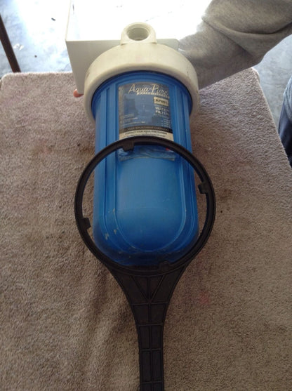 AQUA - PURE AP801 (1") Water Filter With Wrench - WATER FILTER DISTRIBUTORS