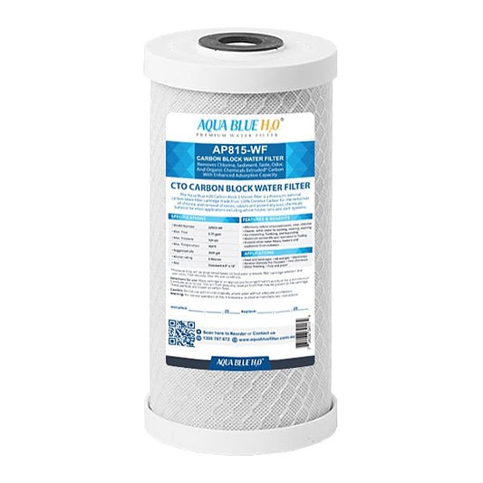 Aquapure AP815 5 Micron 10 X 4.5 Whole House CTO Carbon Filter - WATER FILTER DISTRIBUTORS