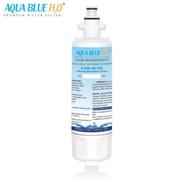 Beko 4874960100 Internal replacement filter by Aqua Blue H2O - WATER FILTER DISTRIBUTORS