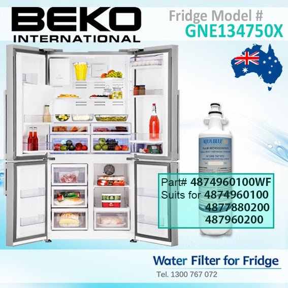 Beko 4874960100 Internal replacement filter by Aqua Blue H2O - WATER FILTER DISTRIBUTORS