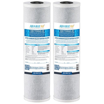 Big Blue 20"x4.5" Whole House CTO Carbon Block 1Mic - WATER FILTER DISTRIBUTORS