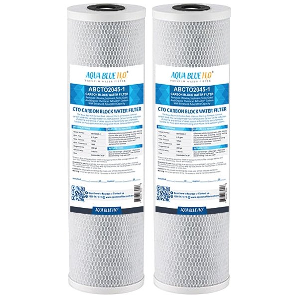 Big Blue 20"x4.5" Whole House CTO Carbon Block 1Mic ABCTO2045 - 1 - WATER FILTER DISTRIBUTORS