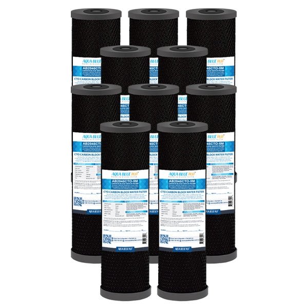 Big Blue 20"x4.5" Whole House CTO Carbon Block 1Mic ABCTO2045 - 1 - WATER FILTER DISTRIBUTORS