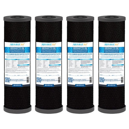 Big Blue 20"x4.5" Whole House CTO Carbon Block 1Mic ABCTO2045 - 1 - WATER FILTER DISTRIBUTORS