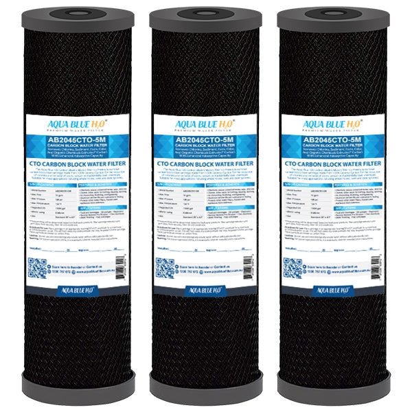 Big Blue 20"x4.5" Whole House CTO Carbon Block 1Mic ABCTO2045 - 1 - WATER FILTER DISTRIBUTORS