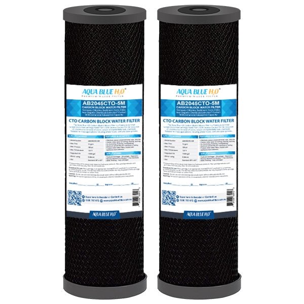 Big Blue 20"x4.5" Whole House CTO Carbon Block 1Mic ABCTO2045 - 1 - WATER FILTER DISTRIBUTORS