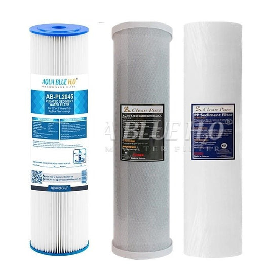 Big Blue filter system - replacement filter cartridge KIT best result for Wholehouse - WATER FILTER DISTRIBUTORS
