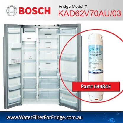 Bosch 644845 UltraClarity Fridge Water Filter suit 9000 - 077104 9000 077104WF - WATER FILTER DISTRIBUTORS