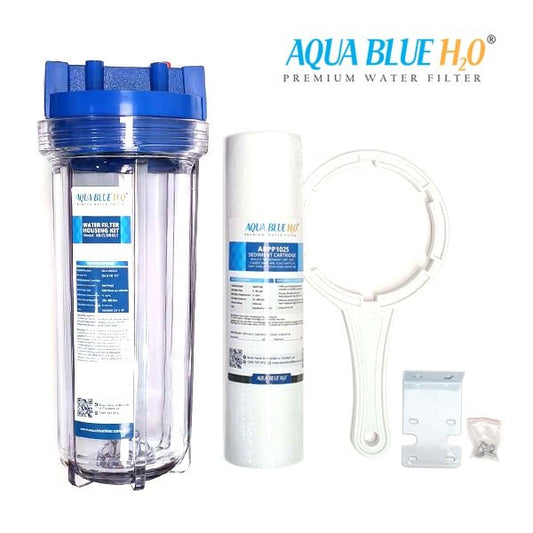 Brewing Clear Water Filter Housing 10" x 2.5" with polyspun sediment filter included - WATER FILTER DISTRIBUTORS