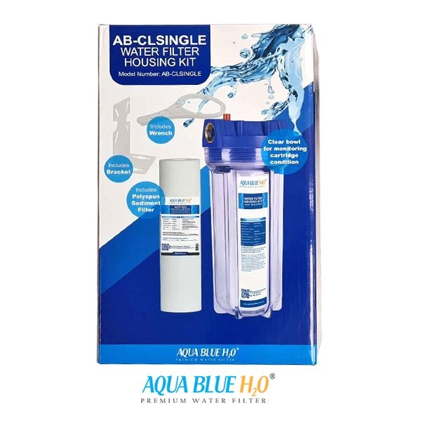 Brewing Clear Water Filter Housing 10" x 2.5" with polyspun sediment filter included - WATER FILTER DISTRIBUTORS