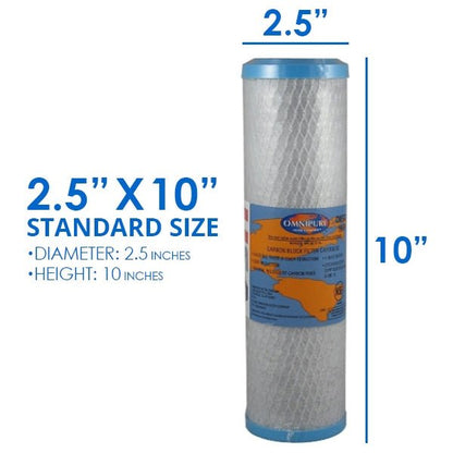 Ceramic Filter 0.5 Micron Coconut Carbon Water Filter 1 Mic Set - WATER FILTER DISTRIBUTORS