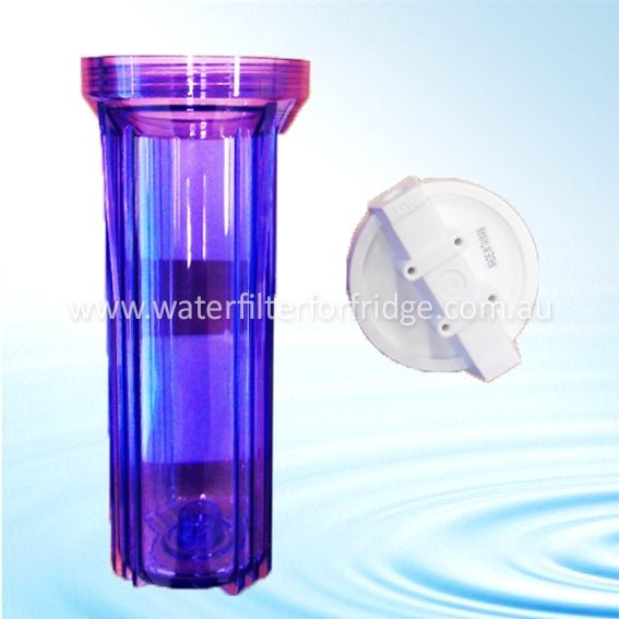 Clear Water Filter Housing 10" x 2.5" with 3/4" Ports | Suit Brewing - WATER FILTER DISTRIBUTORS