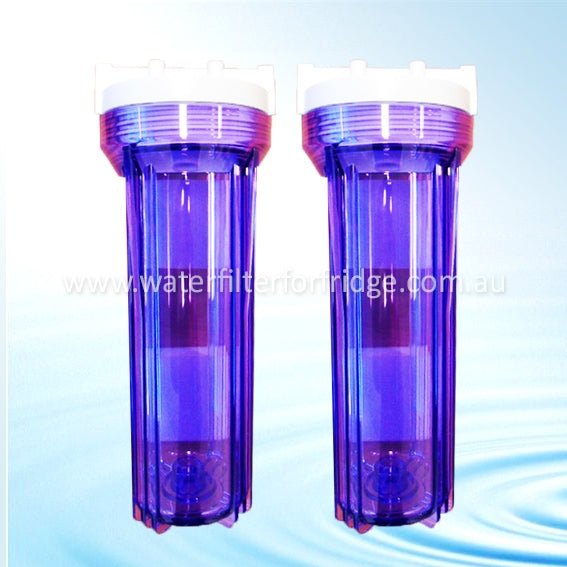 Clear Water Filter Housing 10" x 2.5" with 3/4" Ports | Suit Brewing - WATER FILTER DISTRIBUTORS