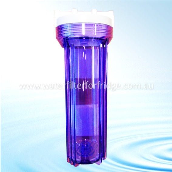 Clear Water Filter Housing 10" x 2.5" with 3/4" Ports | Suit Brewing - WATER FILTER DISTRIBUTORS