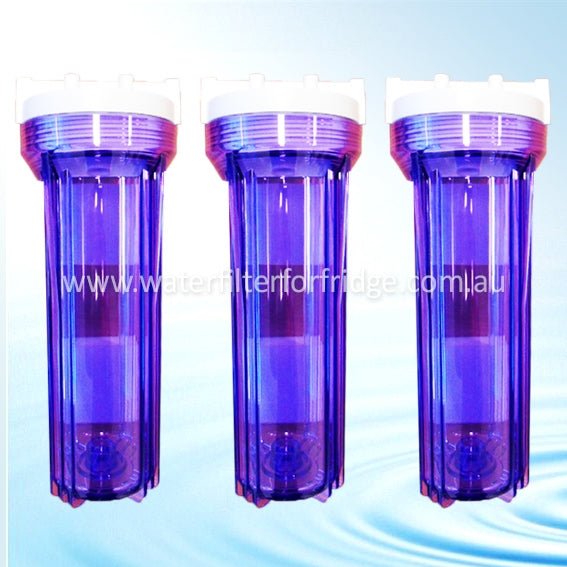 Clear Water Filter Housing 10" x 2.5" with 3/4" Ports | Suit Brewing - WATER FILTER DISTRIBUTORS