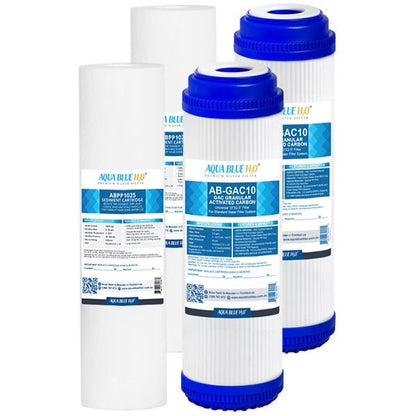 Cuno AP110 and AP117 Sediment with GAC Carbon Water Filter Replacement by Aqua Blue - WATER FILTER DISTRIBUTORS
