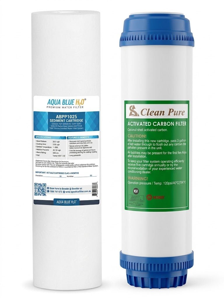 Cuno AP110 and AP117 Sediment with GAC Carbon Water Filter Replacement by Aqua Blue - WATER FILTER DISTRIBUTORS