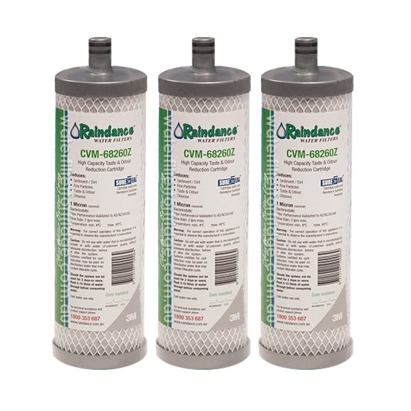 CVM - 68260Z Raindance 1 micron “SureSeal” Carbon Cartridge - WATER FILTER DISTRIBUTORS