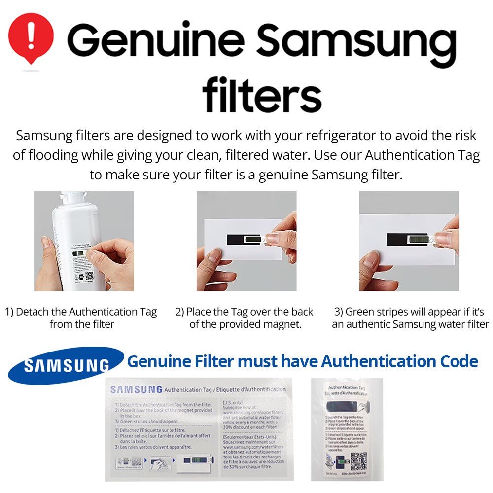 DA29 - 00020A, B, B - 1 Genuine Samsung fridge filters - WATER FILTER DISTRIBUTORS