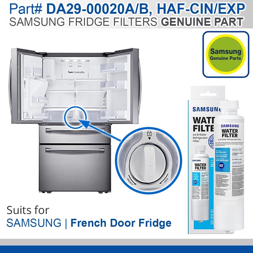 DA29 - 00020A, B, B - 1 Genuine Samsung fridge filters - WATER FILTER DISTRIBUTORS