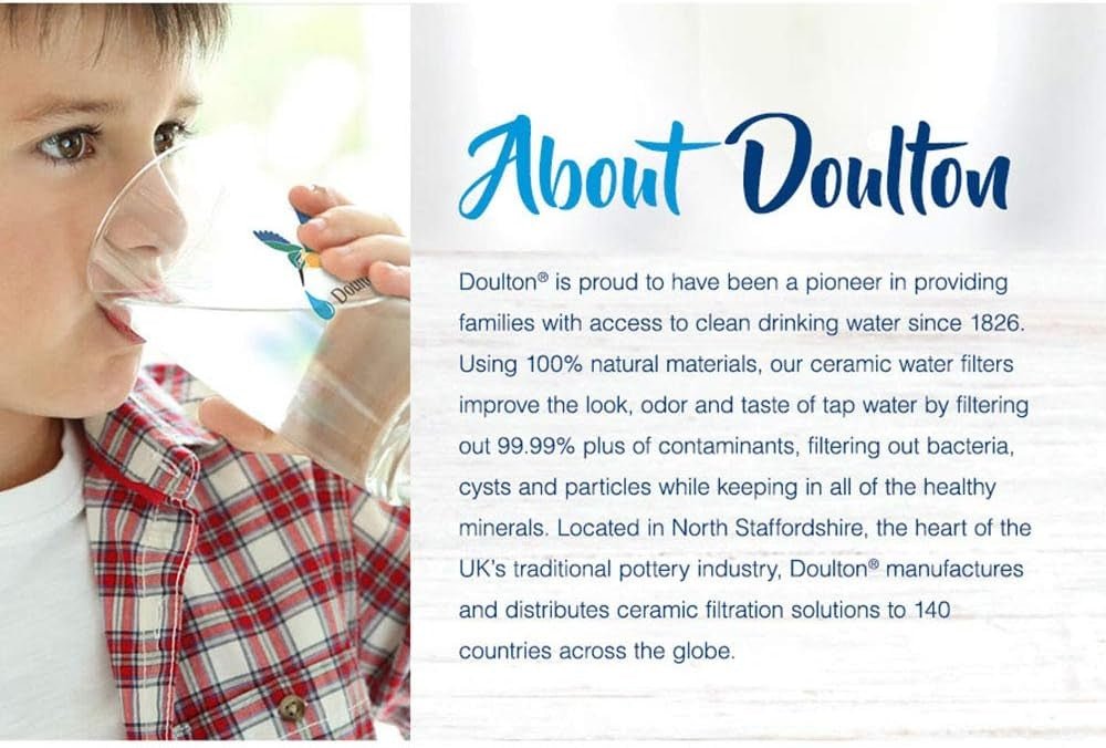Doulton Genuine Ultra Fluoride removal filter W9120133 7" - WATER FILTER DISTRIBUTORS