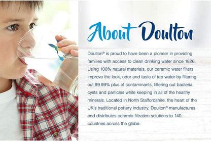 Doulton Genuine Ultra Fluoride removal filter W9120133 7" - WATER FILTER DISTRIBUTORS