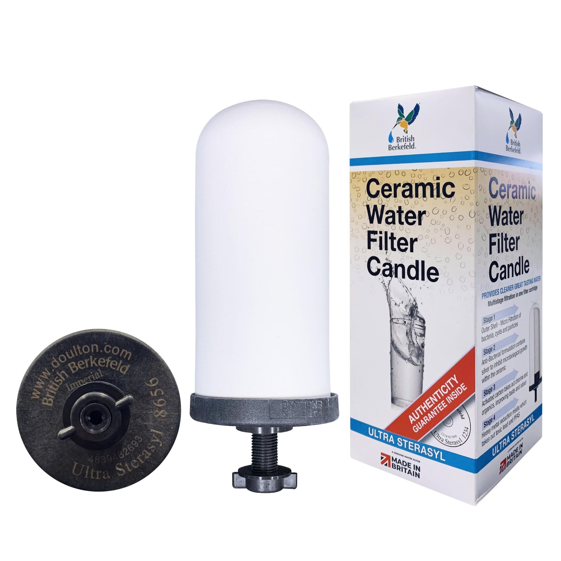 Doulton Ultra Sterasyl Water Filter Cartridge Candle Remove 99.38% PFAS - WATER FILTER DISTRIBUTORS