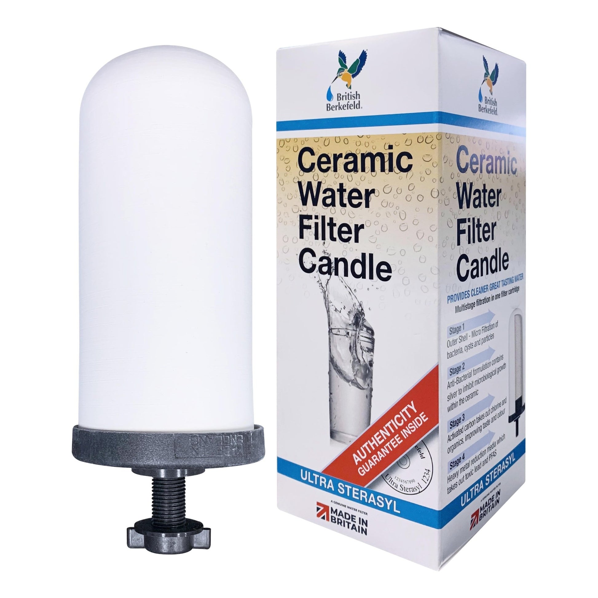 Doulton Ultra Sterasyl Water Filter Cartridge Candle Remove 99.38% PFAS - WATER FILTER DISTRIBUTORS