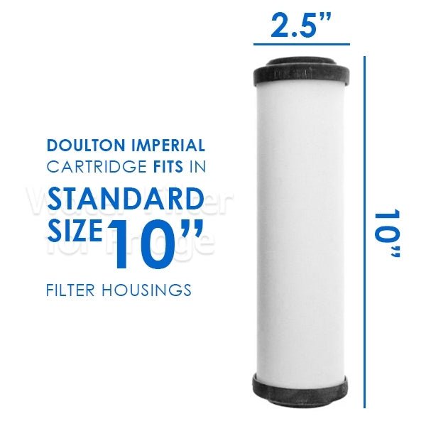 Doulton W9223006 Ultracarb Ceramic Drinking Water Filter 0.2um Imperial 10" - WATER FILTER DISTRIBUTORS