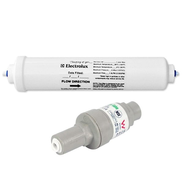 Electrolux / Westinghouse 1450970 Genuine External Filter with 1/4" Tube 350kpa / 50 PSI PLV FMP 350 - WATER FILTER DISTRIBUTORS