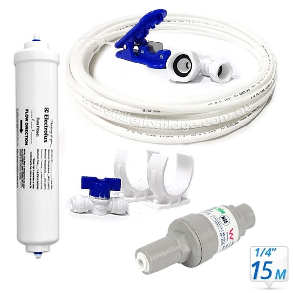 Electrolux / Westinghouse 1450970 Genuine External Filter with 1/4" Tube 350kpa / 50 PSI PLV FMP 350 - WATER FILTER DISTRIBUTORS
