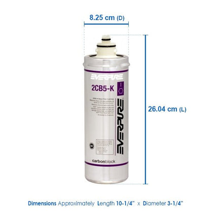 Everpure 2CB5 - K EV9617 - 06 Replacement Filter Cartridge - WATER FILTER DISTRIBUTORS