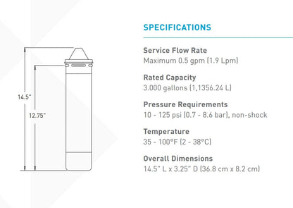 Everpure 4H Food Service Water Filter Commercial EV9611 - 00 - WATER FILTER DISTRIBUTORS