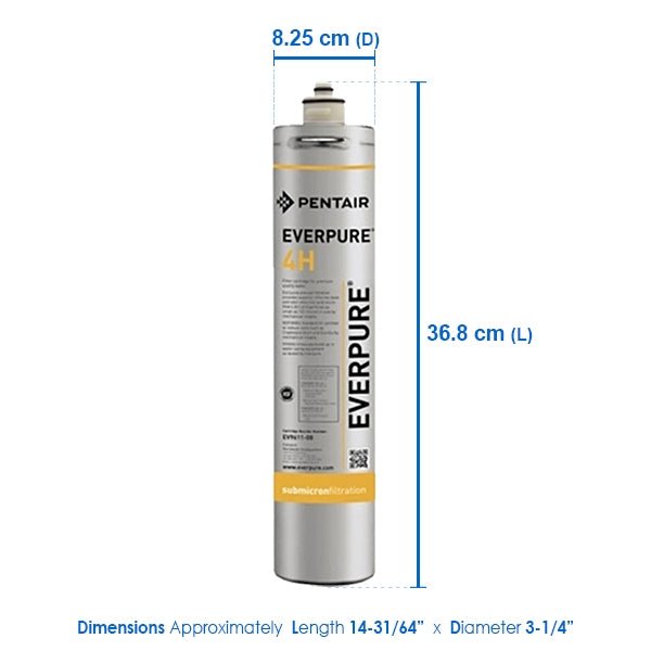 Everpure 4H Water Filter Commercial EV9611 - 00v ev9870 - 01 - WATER FILTER DISTRIBUTORS