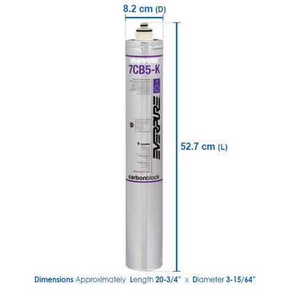 Everpure 7CB5 - K Replacement Water Filter Cartridge EV9617 - 76 - WATER FILTER DISTRIBUTORS