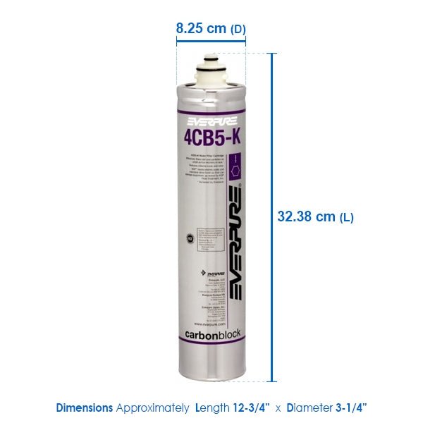 Everpure HIFLOW 4CB5 - K Undersink Water system for House or Cafe - WATER FILTER DISTRIBUTORS