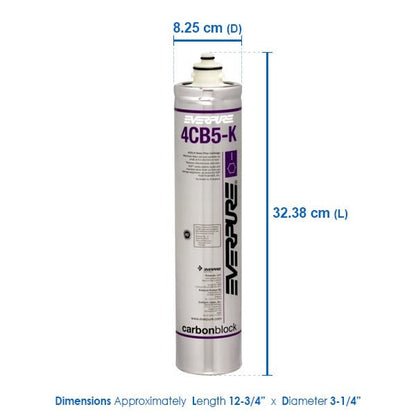 Everpure HIFLOW 4CB5 - K Undersink Water system for House or Cafe - WATER FILTER DISTRIBUTORS