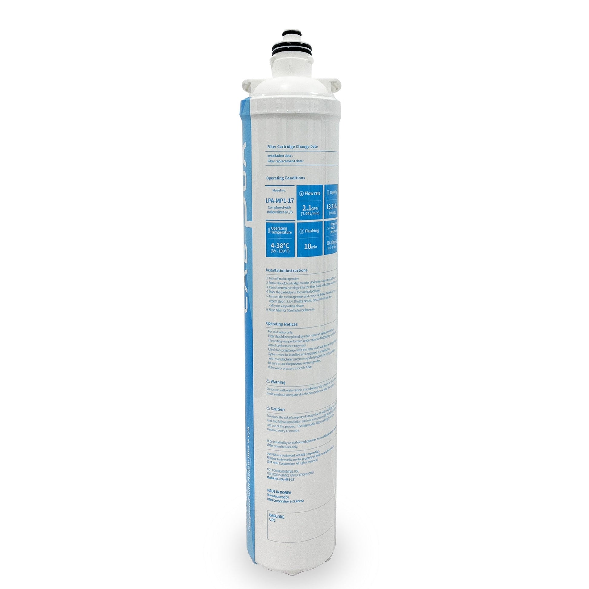 Everpure MC2 Filter EV9612 - 56 Pentair replacment filter by Lab Pua,LPA - MP1 - 17 - WATER FILTER DISTRIBUTORS