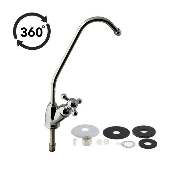 Faucet D Drinking Water Filter Tap Chrome Plated Faucets Round Handle - WATER FILTER DISTRIBUTORS