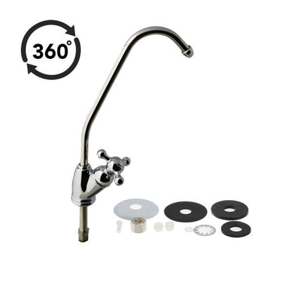 Faucet D Drinking Water Filter Tap Chrome Plated Faucets Round Handle - WATER FILTER DISTRIBUTORS