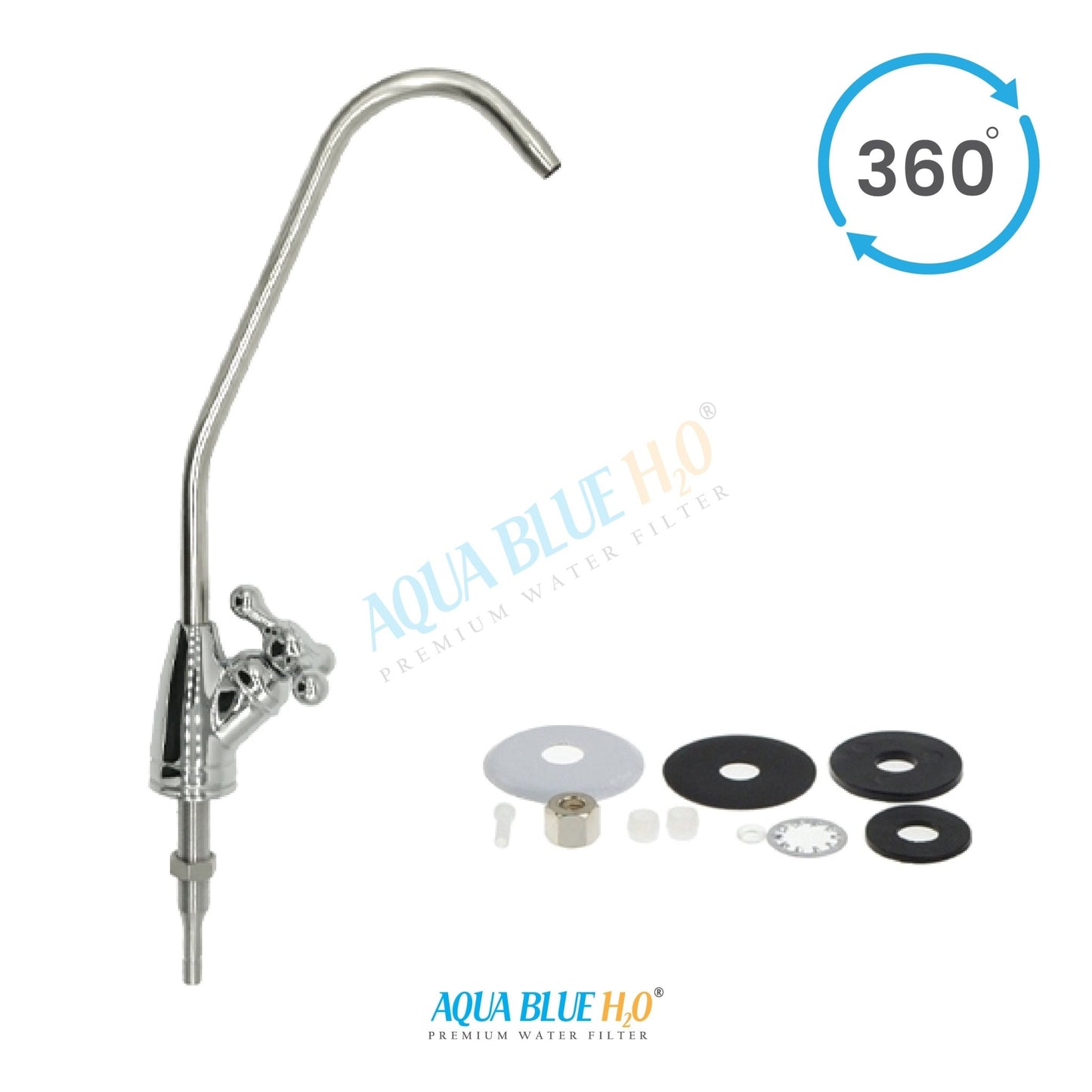 Faucet K Drinking Water Filter Tap Chrome Plated faucets round handle - WATER FILTER DISTRIBUTORS