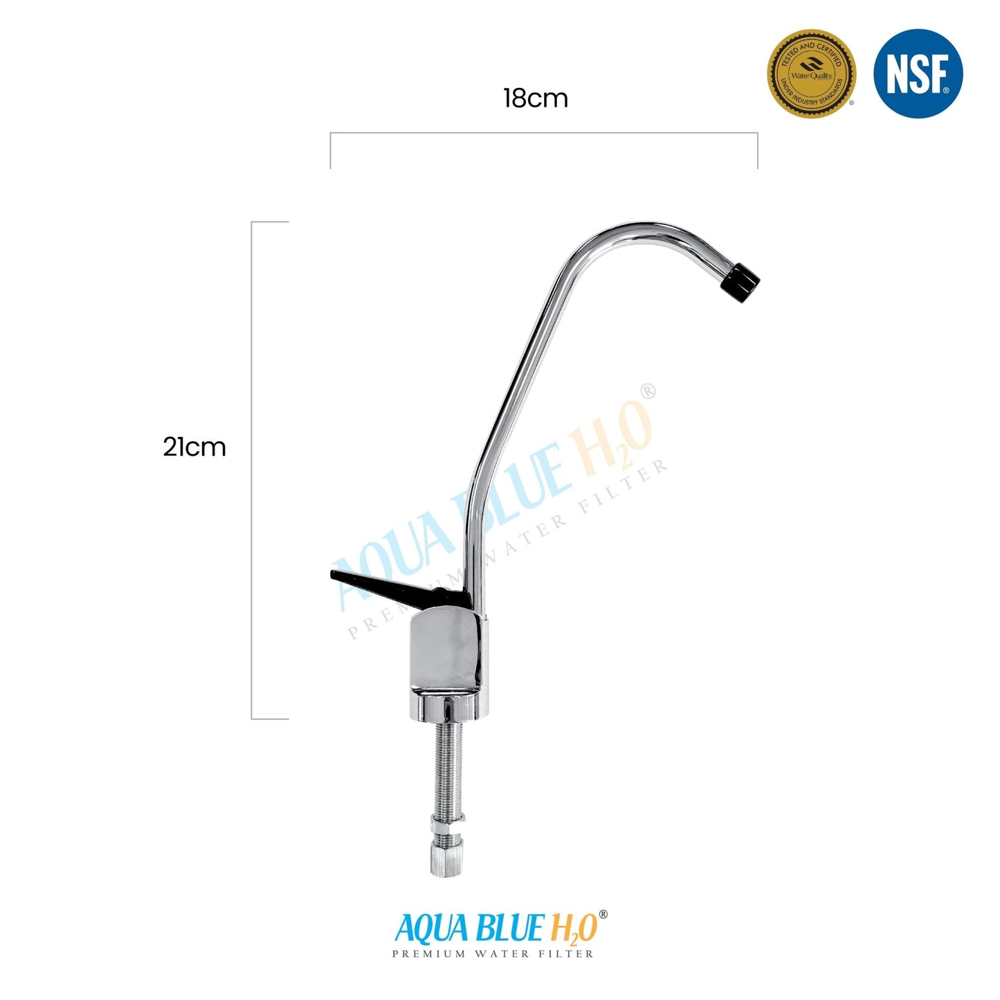 Faucet Water Filter Reverse Osmosis Faucet Tap With Black Lever - WATER FILTER DISTRIBUTORS