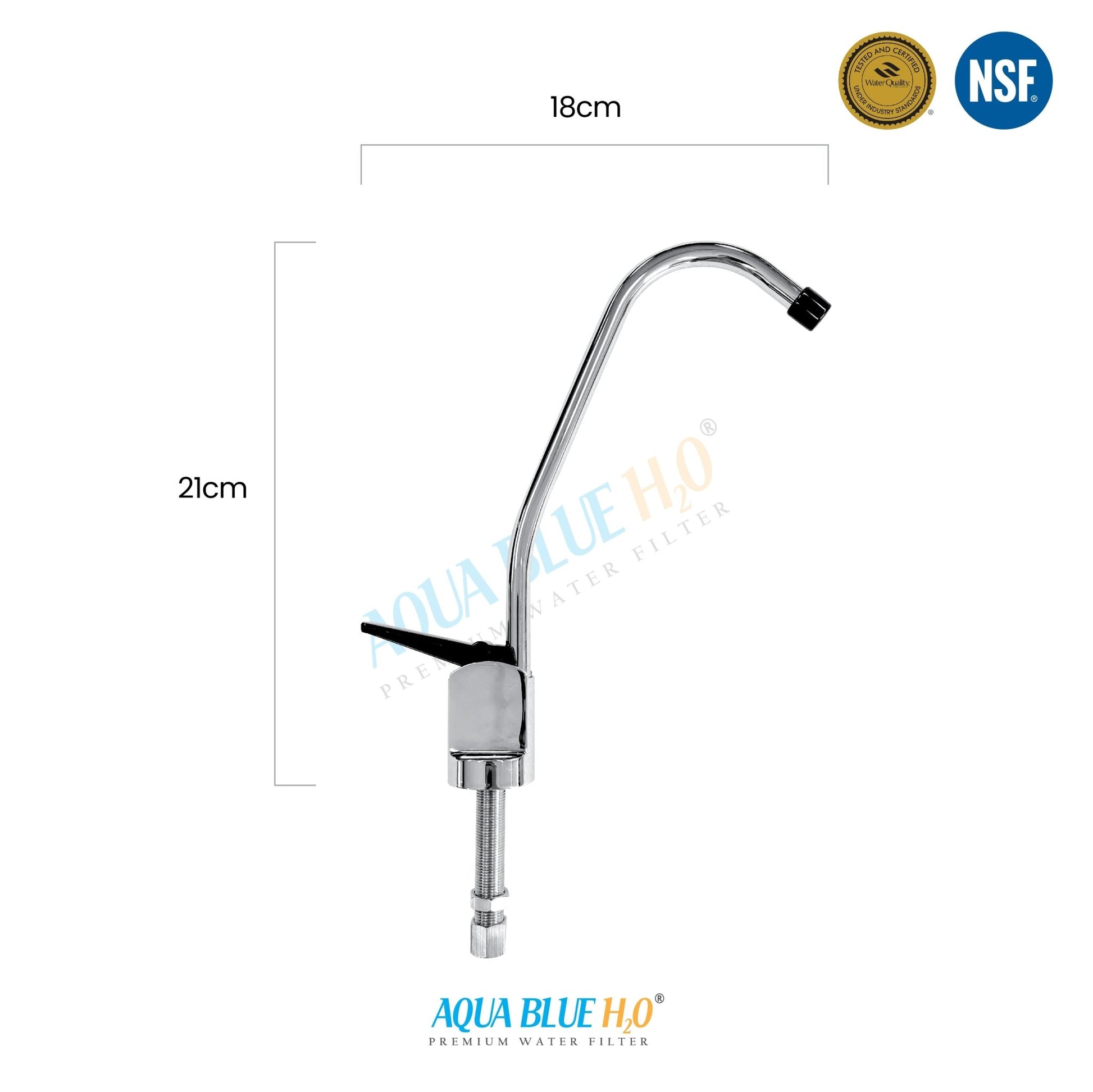 Faucet Water Filter Reverse Osmosis Faucet Tap With Black Lever - WATER FILTER DISTRIBUTORS