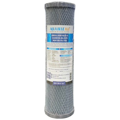 FCT - 10 SILVER CARBON 5 MICRON RATING FILTER - WATER FILTER DISTRIBUTORS