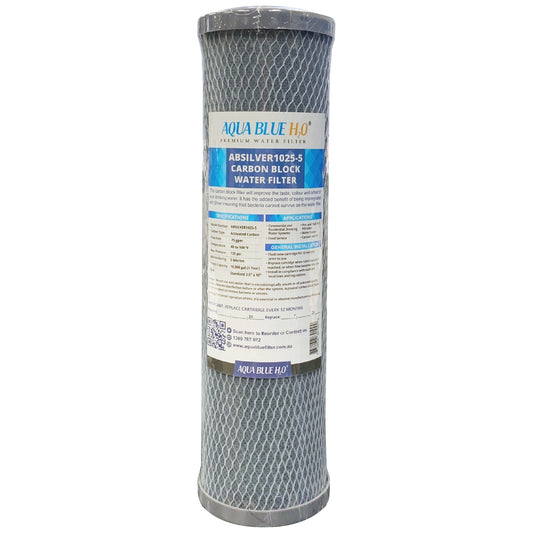 FCT - 10 SILVER CARBON 5 MICRON RATING FILTER - WATER FILTER DISTRIBUTORS