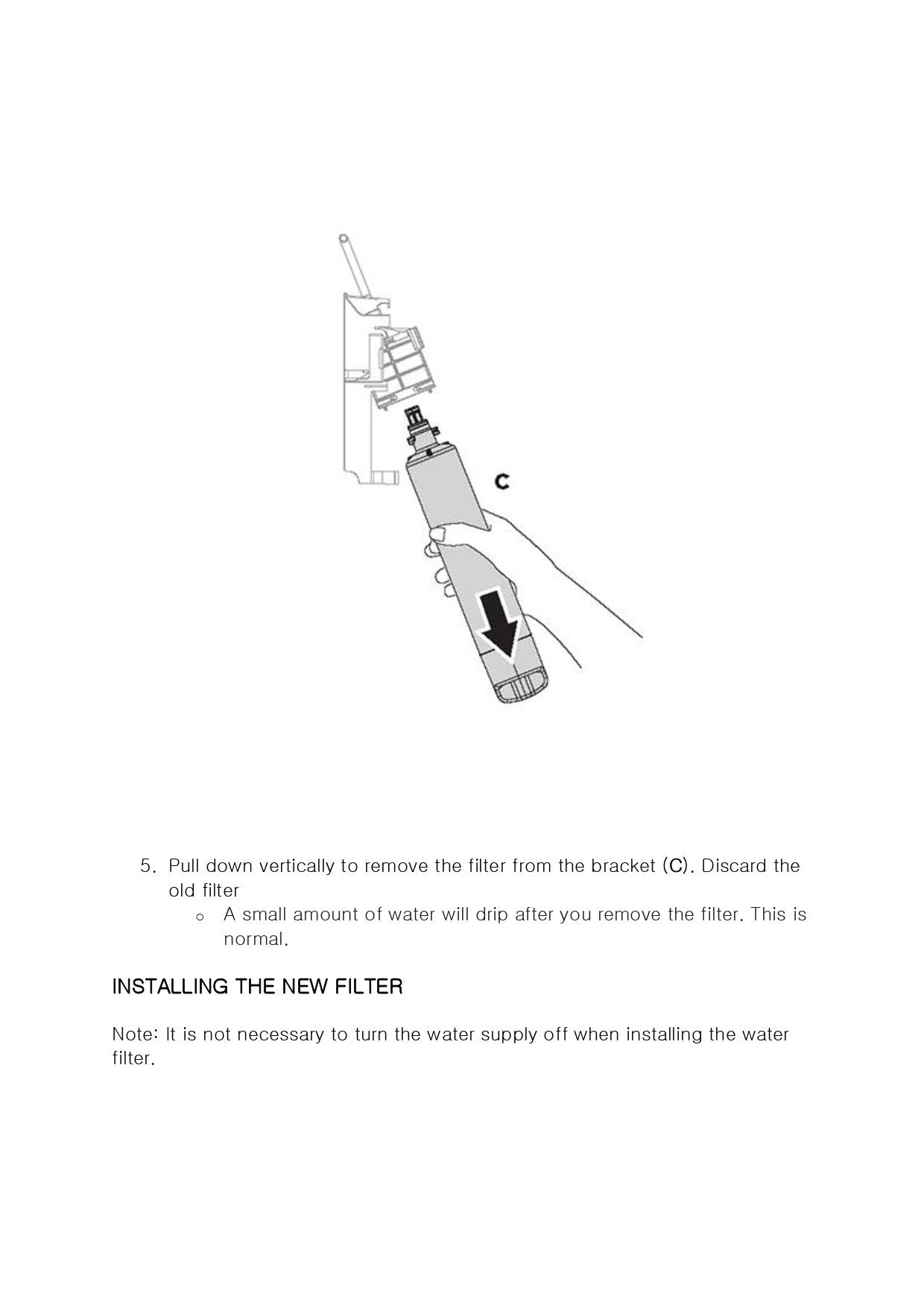 Fisher Paykel 847200 Fridge Water Filter Alternative 847200 - WF FWC3 - WATER FILTER DISTRIBUTORS