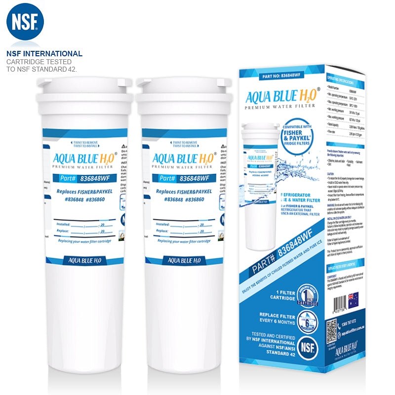 Fisher & Paykel 862285 / 836848 AQUA BLUE H20 836848 - WF - WATER FILTER DISTRIBUTORS