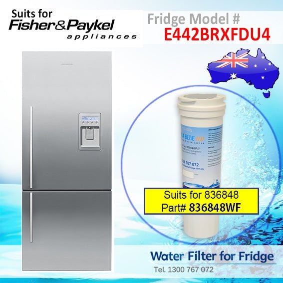 Fisher & Paykel E442BRXFDU4 Fridge Model 836848/13040210 Replacement Filter Part - WATER FILTER DISTRIBUTORS