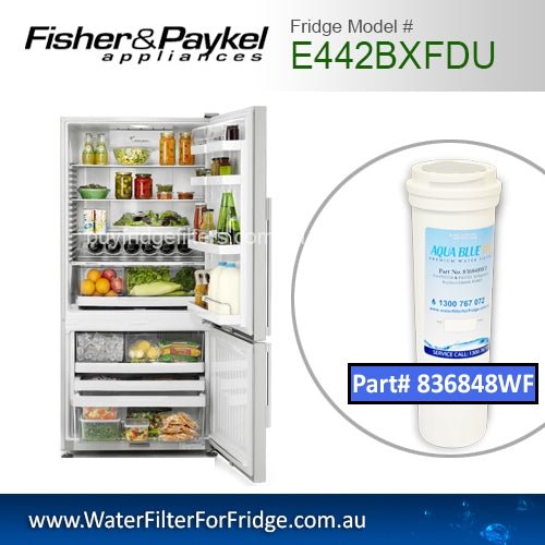 Fisher & Paykel E442BXFDU Fridge Model 836848/13040210 Replacement Filter Part - WATER FILTER DISTRIBUTORS